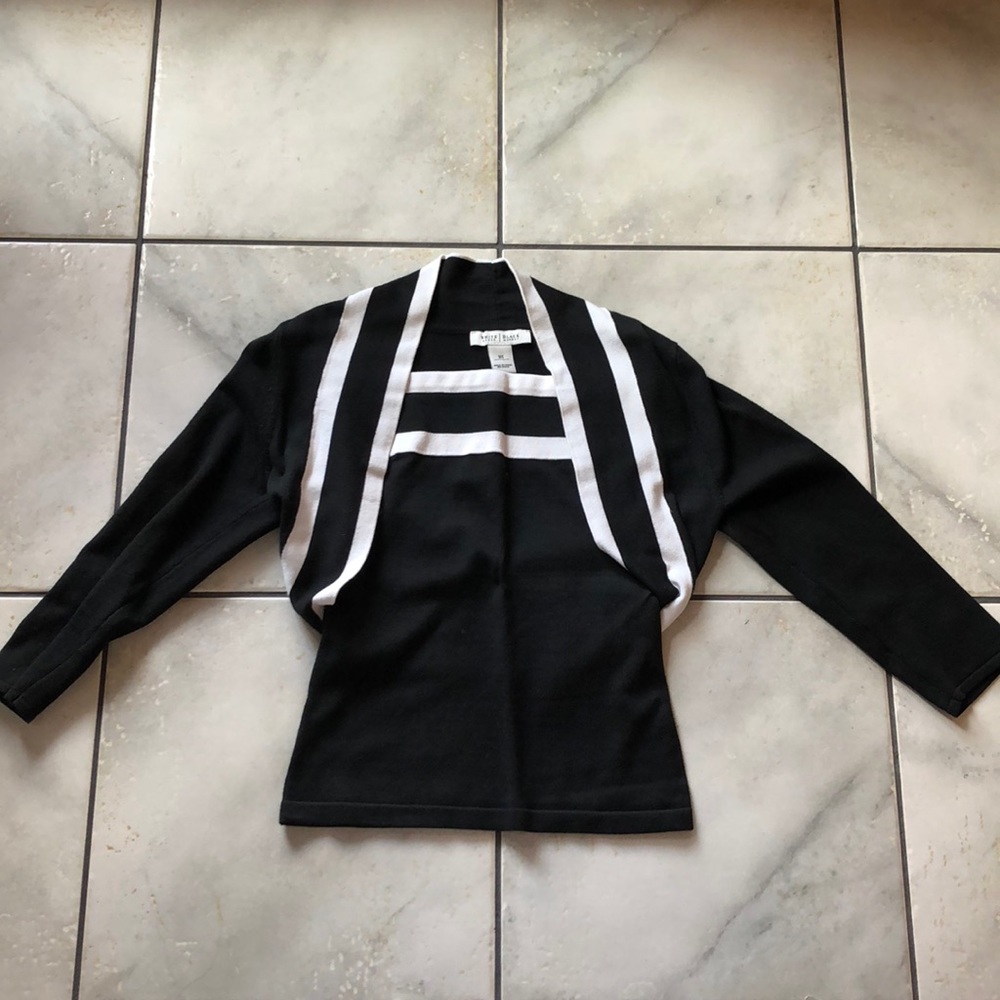White House Black Market cardigan and tube top